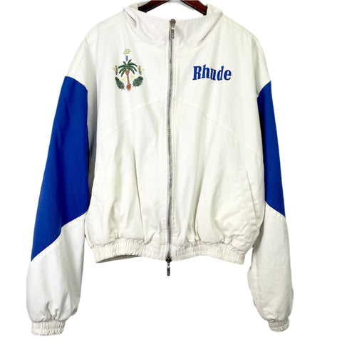 Rhude Flight Jacket 'Creme/Blue' | L