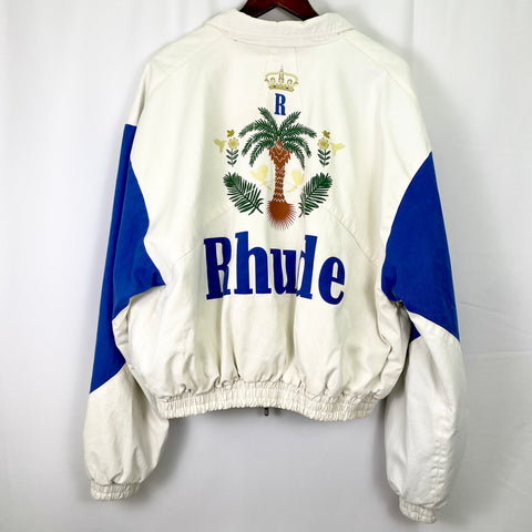Rhude Flight Jacket 'Creme/Blue' | L