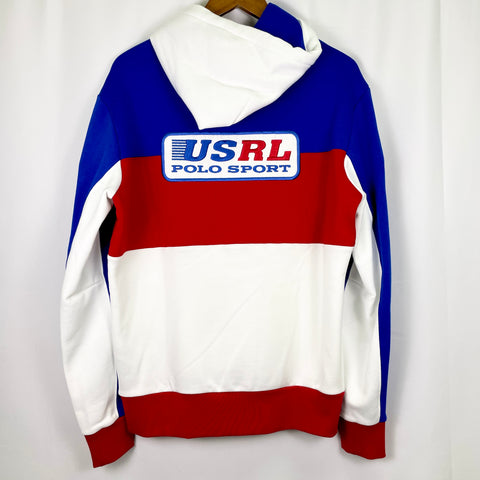 Ralph Lauren Polo Sport Moto Racing Team Fleece Hoodie | MED