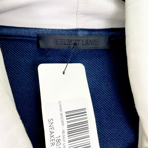 Helmut Lang Lifeguard Cross Hoodie 'Navy Blue' | LG