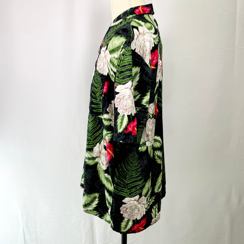 Gucci Hawaiian Print Bowling Shirt 'Black/Green' | LG