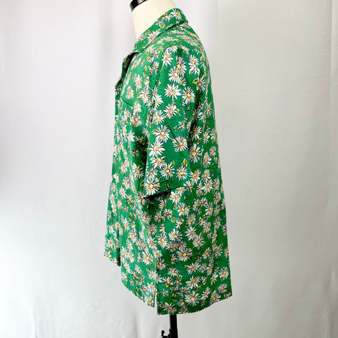Rhude Green Printed Daisy Shirt