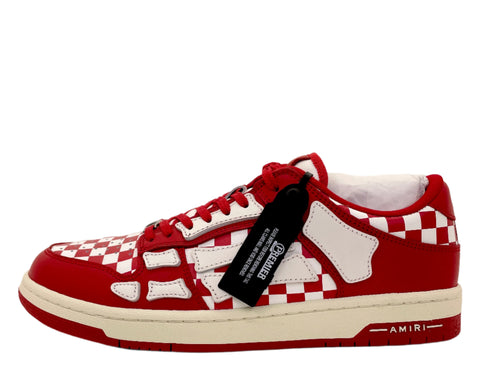 Amiri Varsity Skel Top Low 'Varsity Cream Deep Red (2024)' | US M 10