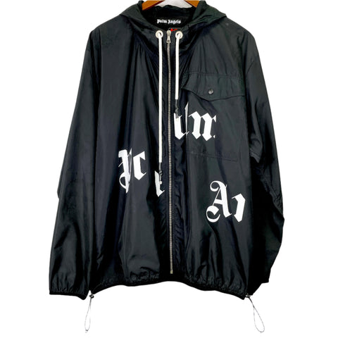 Palm Angels Windbreaker Jacket 'Black' | MED