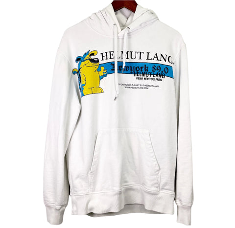 Helmut Lang Logo Print Hoodie | L