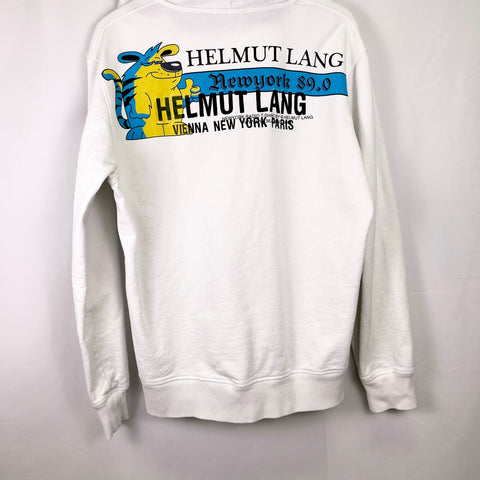 Helmut Lang Logo Print Hoodie | L