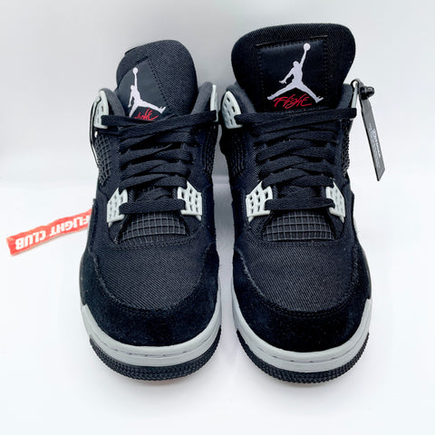 Air Jordan 4 Retro SE 'Black Canvas (2022)' | US M 9