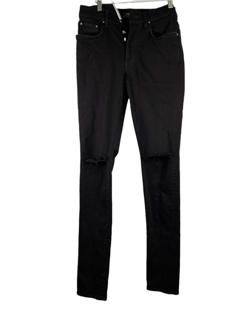Amiri Skinny Jeans 'Ripped Fade Black Denim' | US M 31"