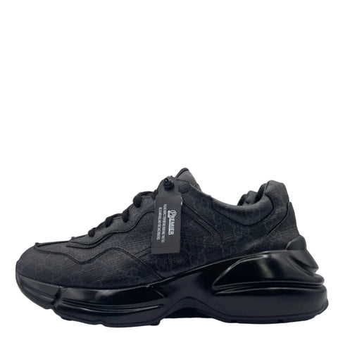 Gucci Rhyton 'Black GG Supreme Leather' | US M 7