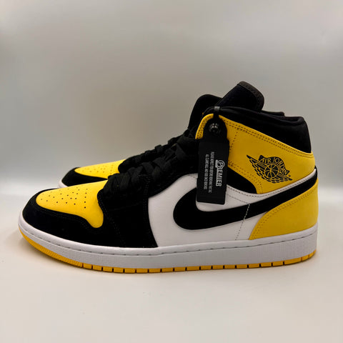 Air Jordan 1 Mid 'Yellow Toe Black (2019)' | US M 11.5 (No Box)