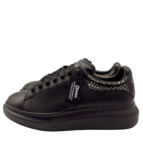 Alexander McQueen Oversized 'Black Snake Pattern Heel' | EU M 42.5 / US M 9.5