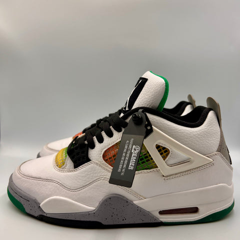 Air Jordan 4 Retro Women's 'Lucid Green Rasta (2020)' | US W 10.5 / US M 9