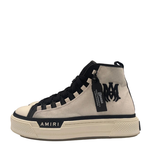 Amiri M.A Logo Court High 'White Black' | EU M 43 / US M 10
