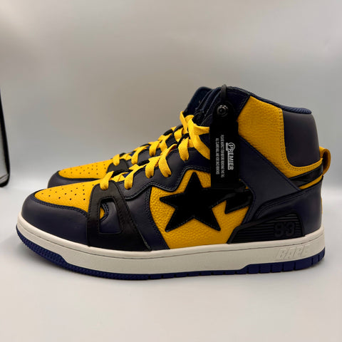 A Bathing Ape Bape Star 93 Hi 'Michigan (2023)' | US M 12