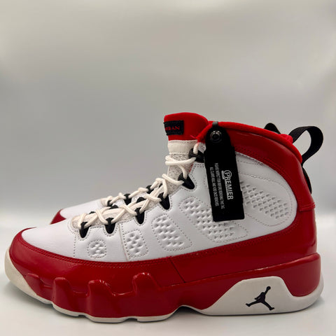 Air Jordan 9 Retro  'White Gym Red (2019)' | US M 9.5 (No Box)