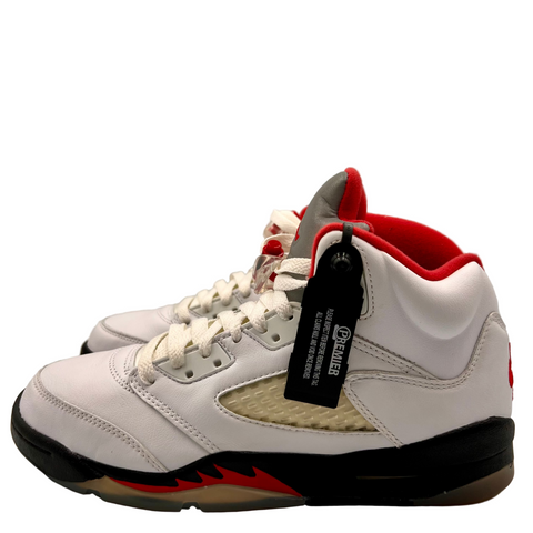 Air Jordan 5 Retro GS 'Fire Red Silver Tongue (2020)' | US GS 7Y (No Box)