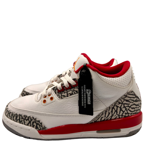 Air Jordan 3 Retro 'Cardinal (2022)' | US GS 7Y (No Box)