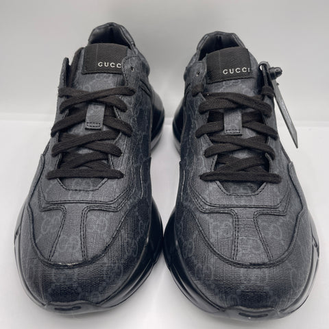 Gucci Rhyton 'Black GG Supreme Leather' | US M 7