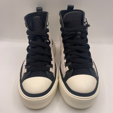 Amiri M.A Logo Court High 'White Black' | EU M 43 / US M 10