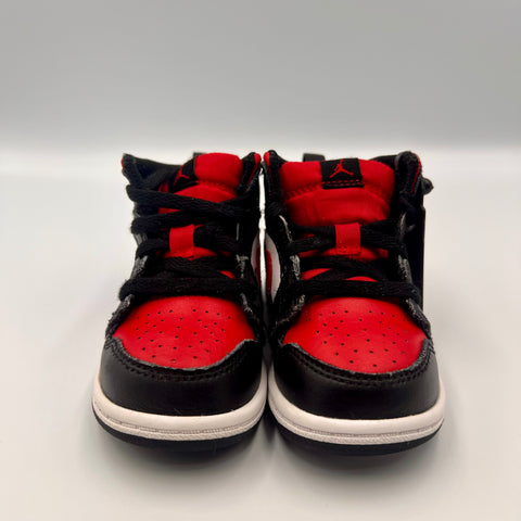 Air Jordan 1 Retro Mid 'Black Fire Red (TD)' | US 6C