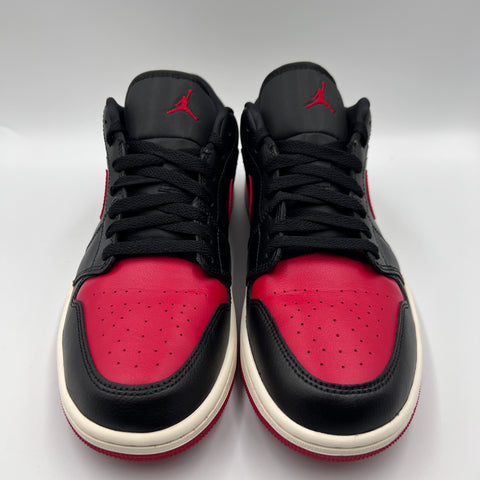 Air Jordan 1 Low Women's 'Bred Sail (2023)' | US W 11 / M 9.5