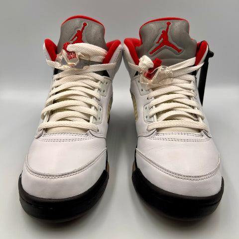 Air Jordan 5 Retro GS 'Fire Red Silver Tongue (2020)' | US GS 7Y (No Box)