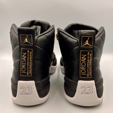 Air Jordan 12 Retro Womens 'Black Metallic Gold (2019)' | US W 10.5 / M 9