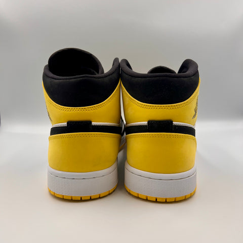 Air Jordan 1 Mid 'Yellow Toe Black (2019)' | US M 11.5 (No Box)