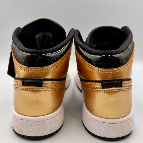 Air Jordan 1 Retro Mid SE 'Metallic Black Gold (2022)' | US GS 5.5Y