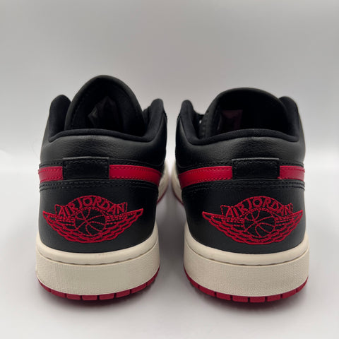 Air Jordan 1 Low Women's 'Bred Sail (2023)' | US W 11 / M 9.5
