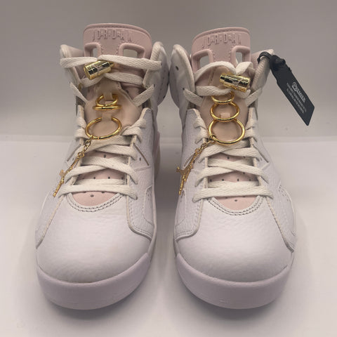 Air Jordan 6 Retro 'Gold Hoops (2021)' | US W 8 / US M 6.5 (No Box)