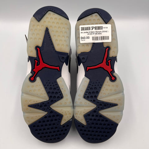 Air Jordan 6 Retro 'Olympic (2024)' | US GS 5Y (No Box)