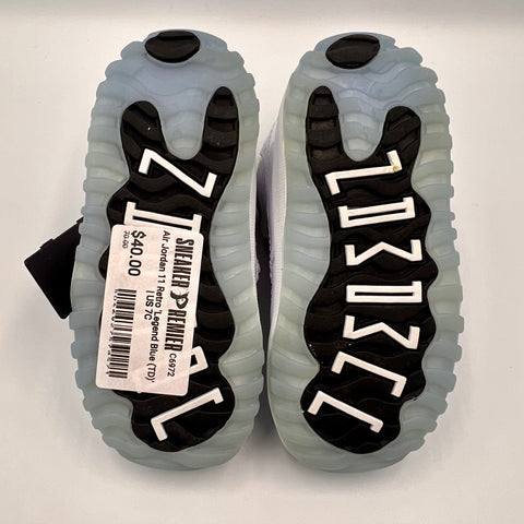Air Jordan 11 Retro 'Legend Blue (TD)' | US 7C