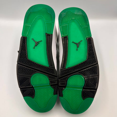Air Jordan 4 Retro Womens 'Lucid Green Rasta (2020)' | US M W 12 / M 10.5