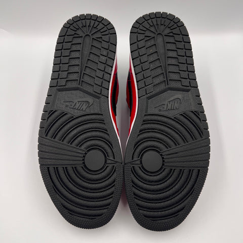 Air Jordan 1 Low 'Reverse Bred Pebbled (2021)' | US M 9.5