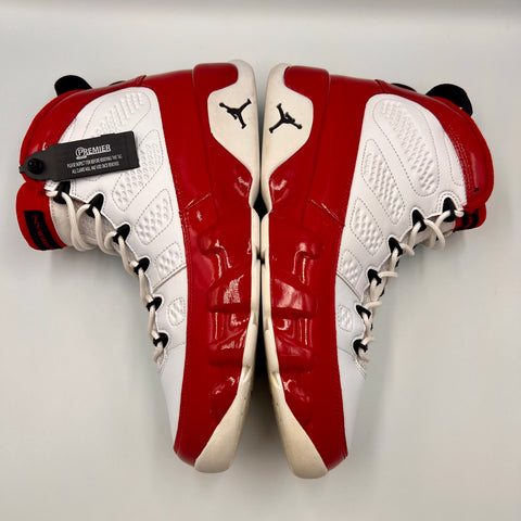 Air Jordan 9 Retro  'White Gym Red (2019)' | US M 9.5 (No Box)