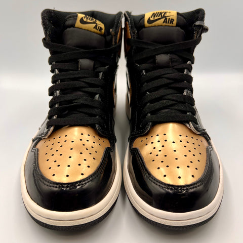 Air Jordan 1 Retro 'Patent Gold Toe (2018)' | US M 8.5 (No Box)