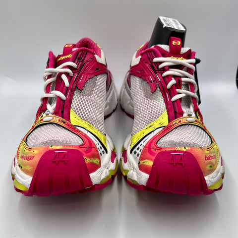 Balenciaga Stapler Distressed Runner 'White Hot Pink Yellow' | EU M 44 / US M 11