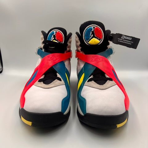Air Jordan 8 Retro 'White Mulitcolor (2019)' | US M 11