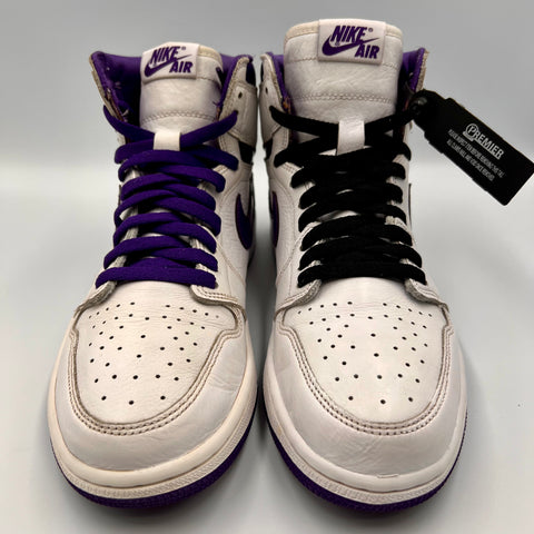 Air Jordan 1 Retro Women's 'Court Purple (2021)' | US W 10 / M 8.5 (No Box)