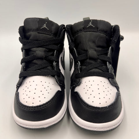 Air Jordan 1 Retro MId 'Black White Iron Grey (TD)' | US 7C