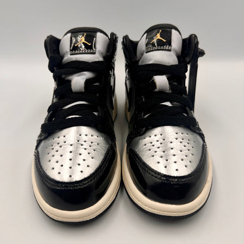 Air Jordan 1 Mid SE 'Black Metallic Silver (2024)' | US PS 12C (No Box)