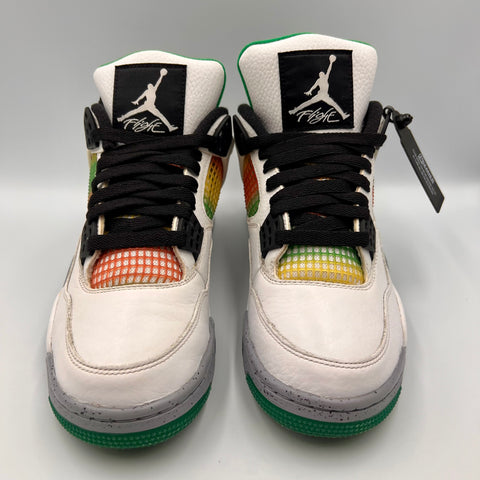 Air Jordan 4 Retro Women's 'Lucid Green Rasta (2020)' | US W 10.5 / US M 9