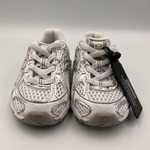 New Balance 740 Bungee Lace 'White Silver Metallic (TD)' | US 4C (No Box)