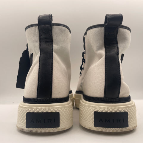 Amiri M.A Logo Court High 'White Black' | EU M 43 / US M 10