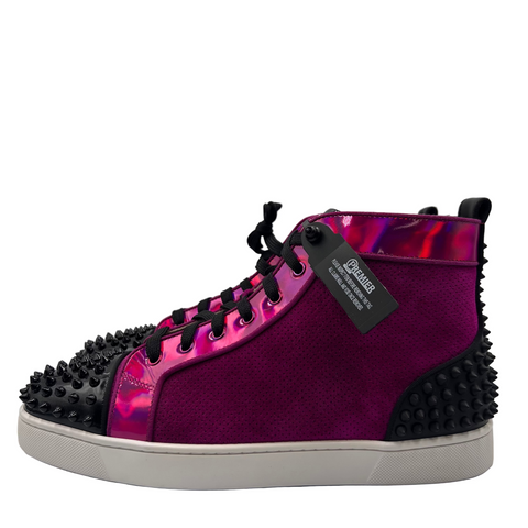 Christian Louboutin Red Botton Spike 2 'Purple Black' | EU 45 / US M 12