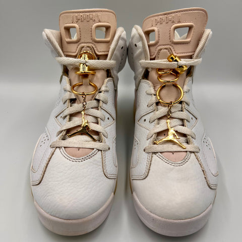 Air Jordan 6 Retro Women's 'Gold Hoops (2021)' | US W 10 / M 8.5