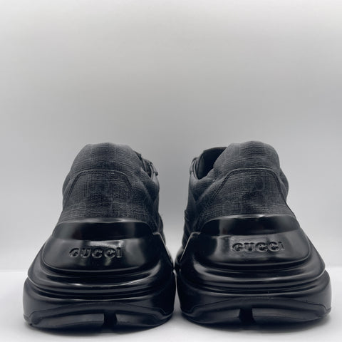 Gucci Rhyton 'Black GG Supreme Leather' | US M 7