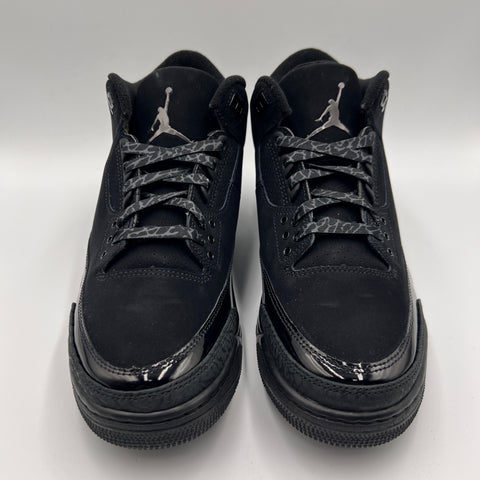 Air Jordan 3 Retro `Black Cat (2025)` | US M 9