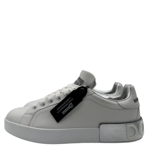Dolce & Gabbana Portofino 'White Metallic Silver' | EU M 40.5 / US M 7.5